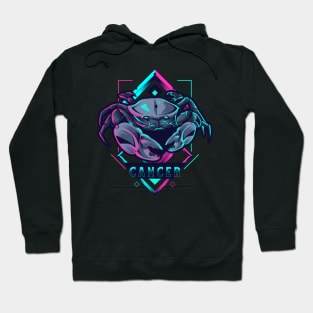 Zodiac CANCER NEON Series Hoodie